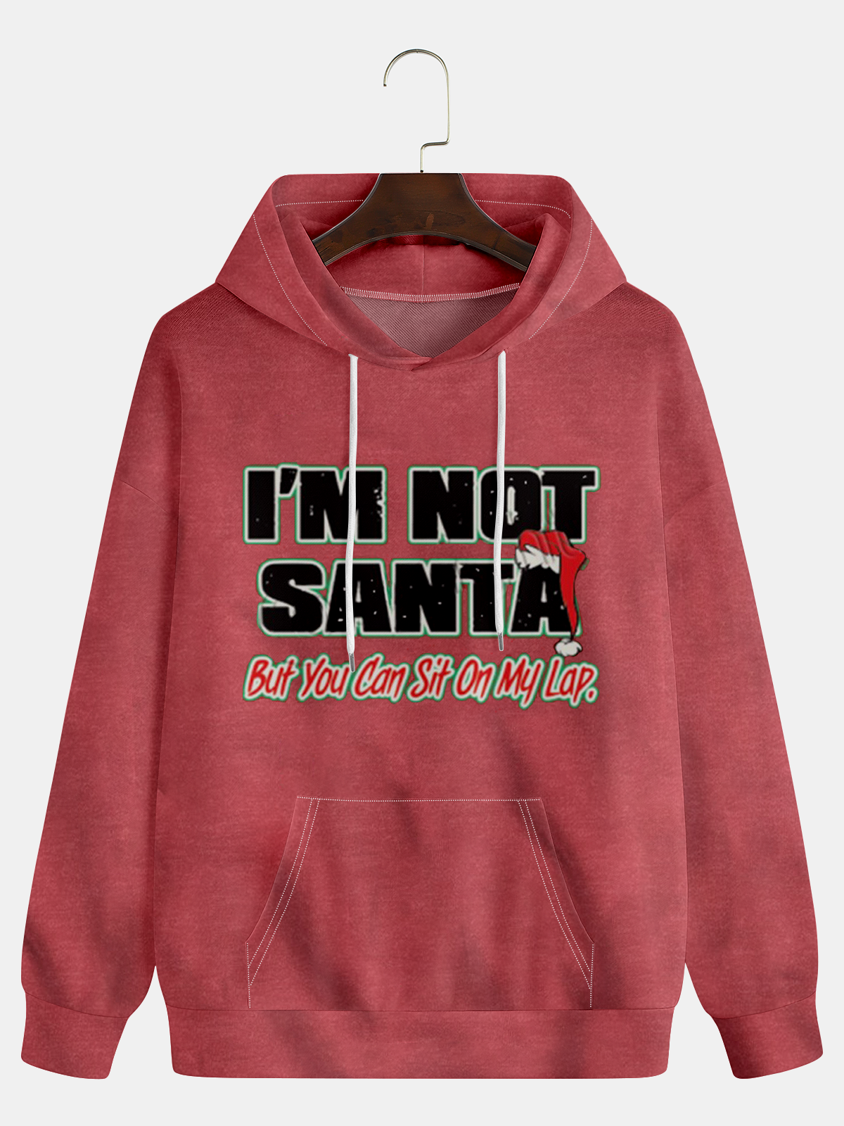 Christmas Text Letters Hoodie Sweatshirt