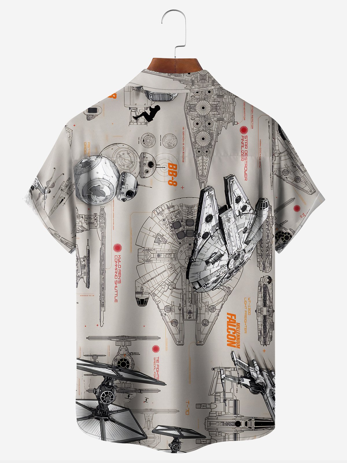 Hardaddy Flying Machine Chest Pocket Short Sleeve Hawaiian Shirt