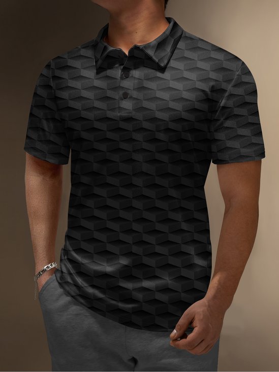 Hardaddy Moisture-wicking Golf Polo 3D Geometry