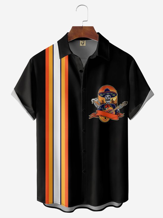 Moisture-wicking Breathable Cinco de Mayo Bowling Shirt