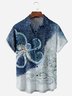 Octopus Chest Pocket Short Sleeve Casual Shirt